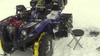 atv tracks and skis