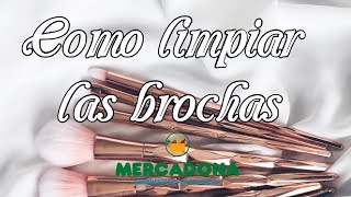 cómo lavar BROCHAS DE MAQUILLAJE ?️?// V DE VERO STYLE?
