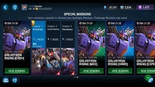 Transformers: Forged to Fight - Galvatron Rising Special Mission [Story]