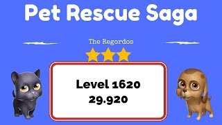 Pet Rescue Saga Level 1620 - No Boosters