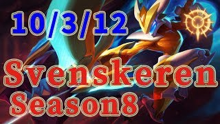 C9 Svenskeren Kindred Jungle vs Skarner Patch 8.18