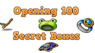 Maplestory Opening 100 Secret Boxes