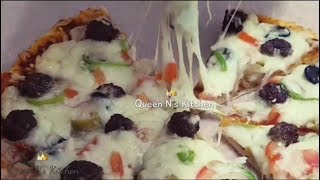 بيتزا كرات اللحم مع الجبن? Meatballs pizza with cheese