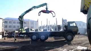 Камаз 43101 сортиментовоз Loglift GF77