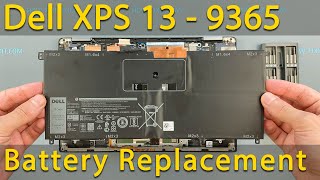 Dell XPS 13 9365 Battery Replacement