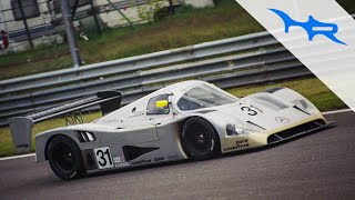 1990 Mercedes-Benz Sauber C11 at Spa Classic 2014 (Incredible V8 Sound)