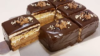 Пирожное без выпечки за15 минут/Duxovkasiz tort,Шоколадный торт