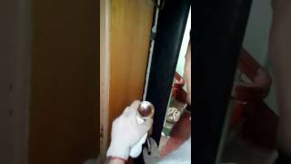 Установка тамбурной двери.