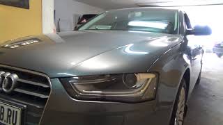 AUDI A4 B8 -ремонт фар с заменой стёкол