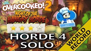 Overcooked 2 - HANGRY HORDE ? Horde 4 - 100% - Solo!
