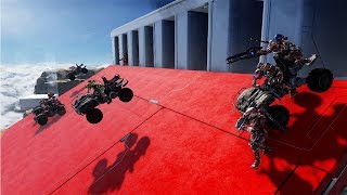 Halo 5 Guardians | ¡GUERRA DE LANCHAS Y CARROS! | Drag Race & Battle Boats