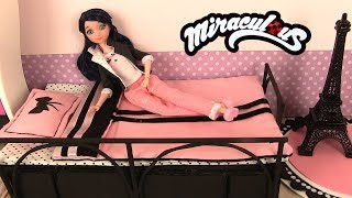 DIY Chambre Lit de Marinette Miraculous Ladybug Bed Chambre de Poupée Partie 2