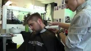 Креативная мужская стрижка undercut