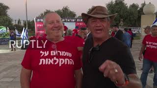 Israel: Farmers protest in Jerusalem against agricultural reform