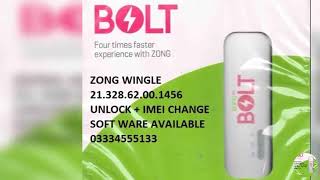 ZONG WINGLE 21.329.63.00.1456 unlock + imei