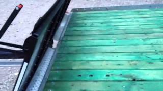 Homemade Snowmobile Trailer Salt Shield