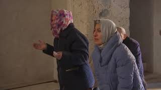 Посещение паломниками христианского монастыря Дадиванк