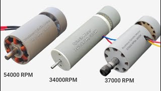 Making Powerful Three Spindle Motors || 54000 RPM Brushless Spindle Motor || Brushed Spindle Motor