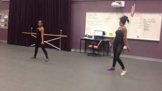 Cleveland School of the Arts dancers dancing to Work by Rihanna