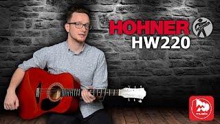 HOHNER HW220 - как звучит акустическая гитара Хонер