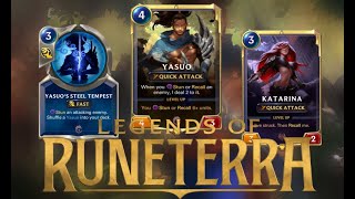 How to HASSAGI - Legends of Runeterra - Yasuo Deck Tech & Gameplay - Insane close game!