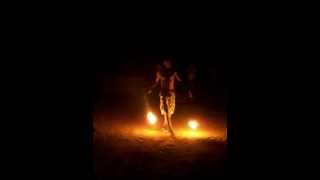 Momo's Fire Show - Rehana Royal Beach Party September 2012