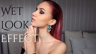 How to: WET LOOK EFFECT - Slick Back Hairstyle | Stella