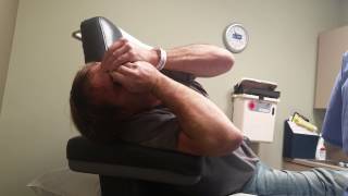 Old man tickles