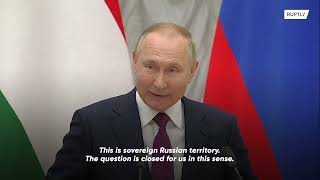 'Cheated, just deceived' - Putin on NATO promises to halt eastward advances