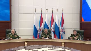 Заседание оргкомитета АрМИ-2020 под председательством Сергея Шойгу