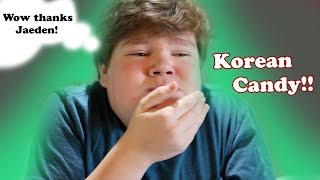 Trying Korean Candy!!!