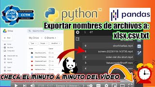 + + + Lista de archivos de directorio de Google Drive | Exportar a xlsx, csv o txt | Python