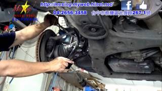 三角架鐵套龜裂拆裝更換 LEXUS RX300 3.0L 1998~ 1MZ-FE U140F 4WD