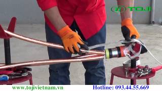 [TOJI.VN]Video Hướng dẫn thi công làm đầu cáp trung thế 24kV 35kV 3M - Bước 1- Gắn Tiếp Địa