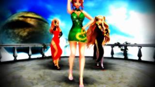 [MMD] Computer City - China dress Rhea, SeeU y Meiling [HD] 1080p