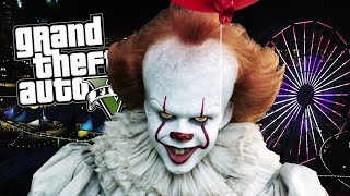 GTA 5 MOD PENNYWISE - Il PAGLIACCIO DI IT!