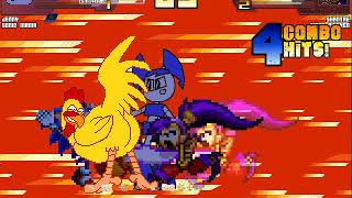 MUGEN battle #1887: Jenny XJ9 & Sonic Mania vs Shantae & Giant Chicken