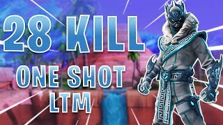 INSANE 28 kill Solo Squads - One Shot LTM (Fortnite Battle Royale)