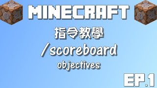 【檸檬教學】基礎指令教學 | Scoreboard 記分板|EP.1 Objectives 目標 【Minecraft】