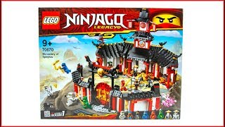 LEGO NINJAGO 70670 Monastery of Spinjitzu Construction Toy - UNBOXING