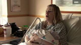 A woman gives birth after speeding.