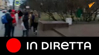 San Pietroburgo: manifestazione non autorizzata dei sostenitori di Navalny