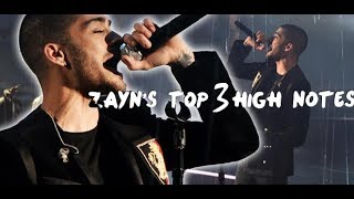 Top 3 Zayn Malik High Notes During Acoustics.
