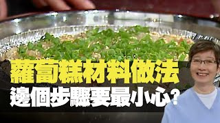 蘇施黃 蘿蔔糕技巧材料一覧 邊個步驟要最小心? (TVB SO FAR蘇GOOD過牛年) bji 2.1