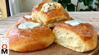 Булочки "Объедение" с Фетой и Зеленью + Соус