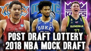 Post Lottery 2018 NBA Mock Draft | Luka Doncic To The Kings?