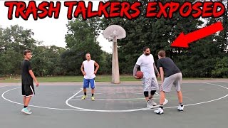 TRASH TALKER EXPOSED! INTENSE 2 on 2 Basketball Game With CAM PIZZO!