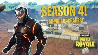 OMEGA & CARBIDE ARMOR UPGRADES GRIND!! SEASON 4 UPDATE!! (Fortnite Battle Royale)