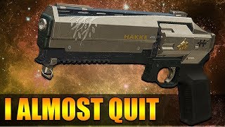 I Literally Almost Quit Destiny 2 While Reviewing This Gun.