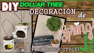 DIY DOLLAR TREE FARMHOUSE DECOR | TOPIARY TREE | BIRD HOUSE | DIY Home & Crafts